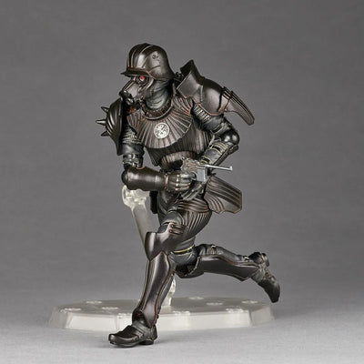 Kerberos Panzer Jäger - Kerberos Saga - Protect Gear - KT Project (KT-039) - Revoltech - Sonderplattenpanzer 34, Black Ver. (Kaiyodo)ㅤ – Kaiyodo – ActionFigureBrasil — com base expositora