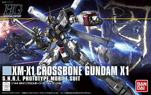 Kidou Senshi Crossbone Gundam - XM-X1 (F97) Crossbone Gundam X-1 - HGUC - 1/144 (Bandai)ㅤ – Bandai – ActionFigureBrasil