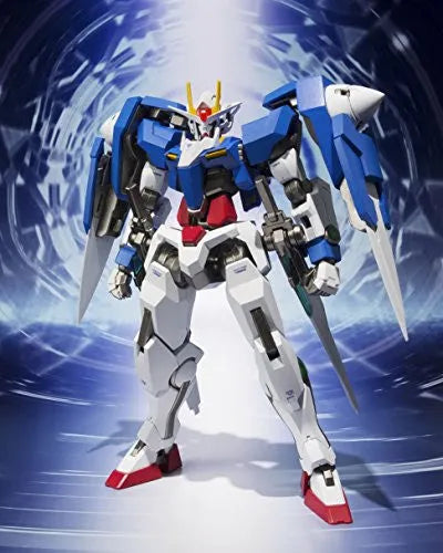 Kidou Senshi Gundam 00 - GN-0000 + GNR-010 00 Raiser - GN-0000 00 Gundam - GNR-010 0 Raiser - Metal Robot Damashii - Robot Damashii - Robot Damashii <Side MS>ㅤ – Bandai – ActionFigureBrasil