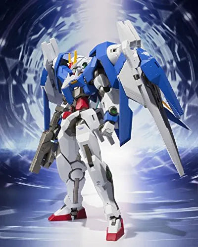 Kidou Senshi Gundam 00 - GN-0000 + GNR-010 00 Raiser - GN-0000 00 Gundam - GNR-010 0 Raiser - Metal Robot Damashii - Robot Damashii - Robot Damashii <Side MS>ㅤ – Bandai – ActionFigureBrasil