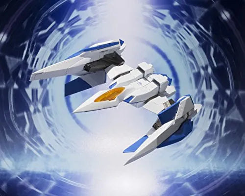Kidou Senshi Gundam 00 - GN-0000 + GNR-010 00 Raiser - GN-0000 00 Gundam - GNR-010 0 Raiser - Metal Robot Damashii - Robot Damashii - Robot Damashii <Side MS>ㅤ – Bandai – ActionFigureBrasil