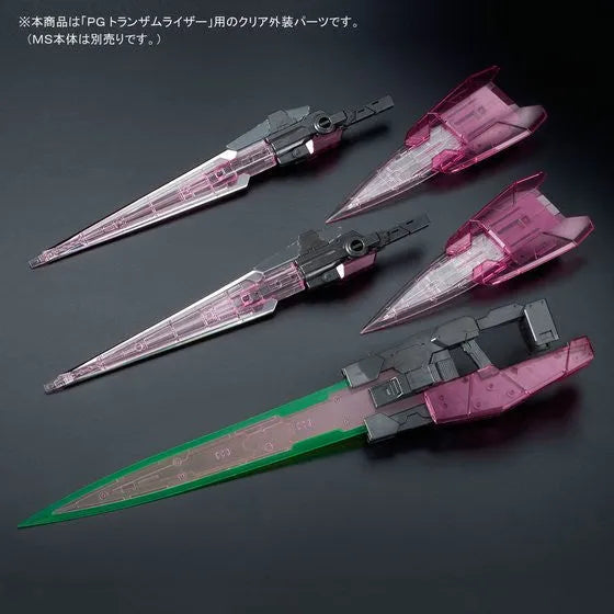 Kidou Senshi Gundam 00 - GN-0000 + GNR-010 00 Raiser - GN-0000 00 Gundam - GNR-010 0 Raiser - Trans-Am Raiser Clear Color Body - 1/60ㅤ – Bandai – ActionFigureBrasil