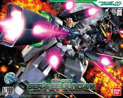 Kidou Senshi Gundam 00 - GN-008 Seravee Gundam - GN-009 Seraphim Gundam - 1/100 Gundam 00 Model Series 16 - 1/100 (Bandai)ㅤ – Bandai – ActionFigureBrasil