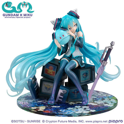 Kidou Senshi Gundam 00 - Piapro Characters - Haro - Hatsune Miku - Gundam x Miku Anniversary Special Project - Lucrea - 1/7 (MegaHouse) [Shop Exclusive]ㅤ – MegaHouse – ActionFigureBrasil — ambientada