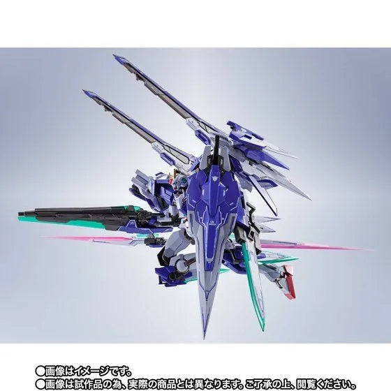 Kidou Senshi Gundam 00V - GN-0000+GNR-010/XN 00 XN Raiser - Metal Robot Damashii <Side MS> - 00 XNRaiser + Seven Sword + GN Sword II Blaster Set (Bandai Spirits) [Shop Exclusive]ㅤ – Bandai Spirits – ActionFigureBrasil