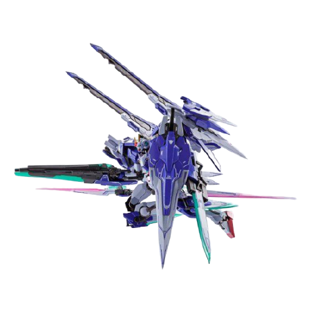 Kidou Senshi Gundam 00V - GN-0000+GNR-010/XN 00 XN Raiser - Metal Robot Damashii <Side MS> - 00 XNRaiser + Seven Sword + GN Sword II Blaster Set (Bandai Spirits) [Shop Exclusive]ㅤ – Bandai Spirits – ActionFigureBrasil