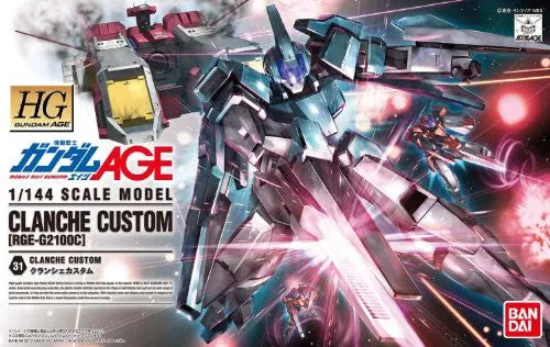 Kidou Senshi Gundam AGE - RGE-G2100C Clanche Custom - HGAGE #31 - 1/144 (Bandai)ㅤ – Bandai – ActionFigureBrasil