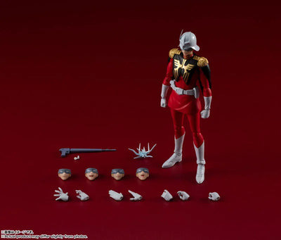 Kidou Senshi Gundam - Char Aznable - S.H.Figuarts (Bandai Spirits)ㅤ – Bandai Spirits – ActionFigureBrasil — com base expositora