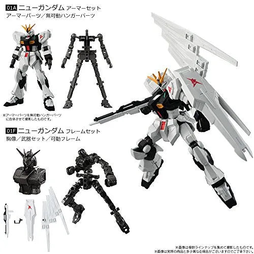 Kidou Senshi Gundam: Char's Counterattack - RX-93 Nu Gundam - Bandai Shokugan - Candy Toy - Mobile Suit Gundam G Frame 01 - Armor Set (Bandai)ㅤ – Bandai – ActionFigureBrasil