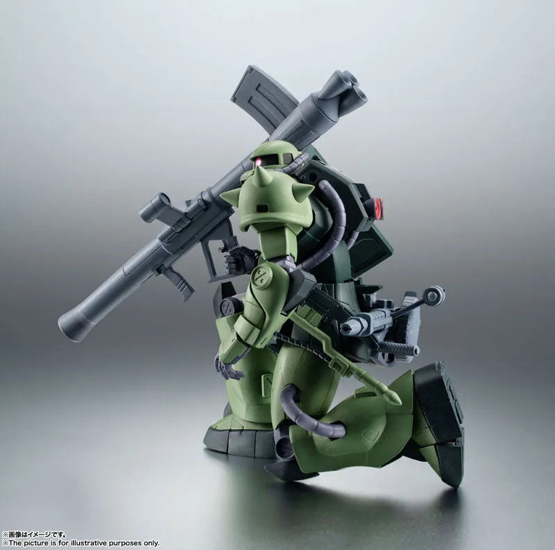 Kidou Senshi Gundam: Dai 08 MS Shotai - MS-06JC Zaku II - Robot Damashii - Robot Damashii <Side MS> - ver. A.N.I.M.E. (Bandai Spirits)ㅤ – Bandai Spirits – ActionFigureBrasil