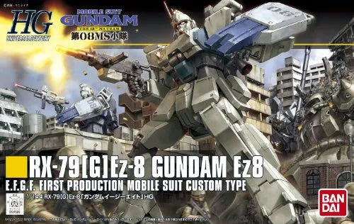 Kidou Senshi Gundam: Dai 08 MS Shotai - RX-79[G]Ez-8 Gundam Ez8 - HGUC #155 - 1/144 (Bandai)ㅤ – Bandai – ActionFigureBrasil