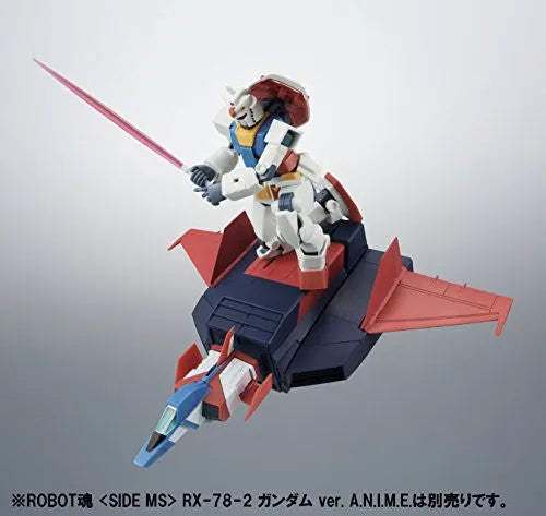 Kidou Senshi Gundam - G-Fighter - Robot Damashii - Robot Damashii <Side MS> - ver. A.N.I.M.E.ㅤ – Bandai – ActionFigureBrasil