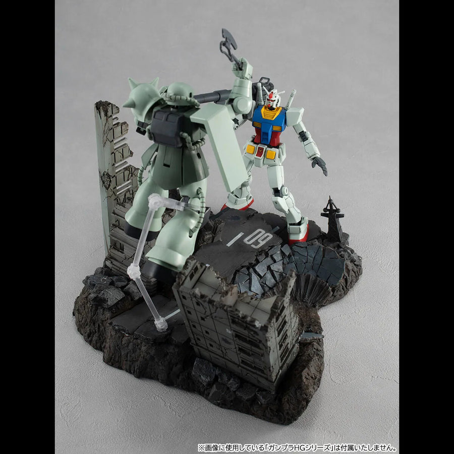Kidou Senshi Gundam - G Structure (GS02) - Realistic Model Series - New York City Ruins - 1/144 (MegaHouse) [Shop Exclusive]ㅤ – MegaHouse – ActionFigureBrasil