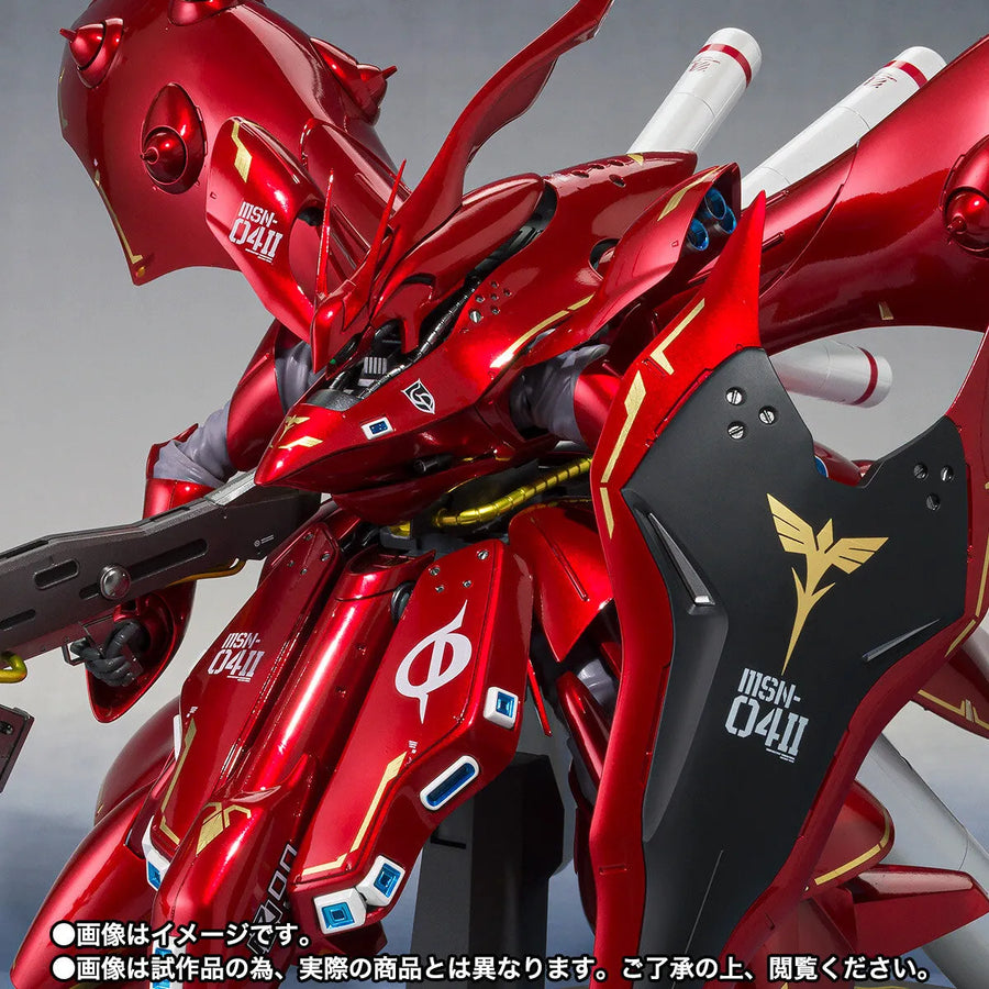 Kidou Senshi Gundam Gyakushuu no Char - Beltorchika's Children - MSN-04II Nightingale - Robot Spirits - Robot Spirits <Side MS> - Char's Special Color (Bandai Spirits) [Shop Exclusive]ㅤ – Bandai Spirits – ActionFigureBrasil