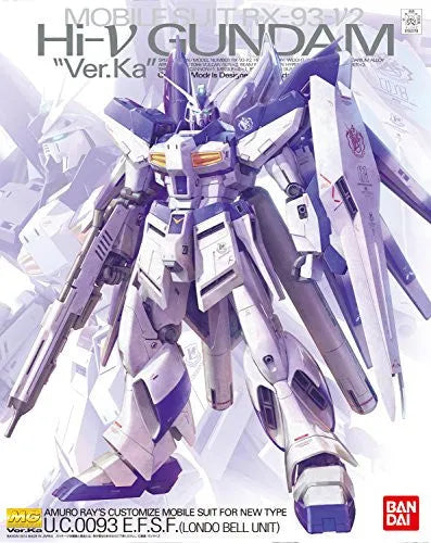 Kidou Senshi Gundam Gyakushuu no Char - Beltorchika's Children - RX-93-ν2 Hi-ν Gundam - MG - 1/100 - Ver. Ka (Bandai)ㅤ – Bandai – ActionFigureBrasil