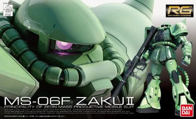 Kidou Senshi Gundam - MS-06F Zaku II - RG #04 - 1/144 (Bandai)ㅤ – Bandai – ActionFigureBrasil