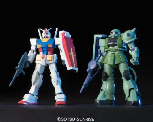 Kidou Senshi Gundam - MS-06F Zaku II - RX-78-2 Gundam - Gunpla Starter Set Vol.1 - HGUC - 1/144 (Bandai)ㅤ – Bandai – ActionFigureBrasil