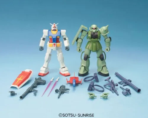 Kidou Senshi Gundam - MS-06F Zaku II - RX-78-2 Gundam - Gunpla Starter Set Vol.1 - HGUC - 1/144 (Bandai)ㅤ – Bandai – ActionFigureBrasil