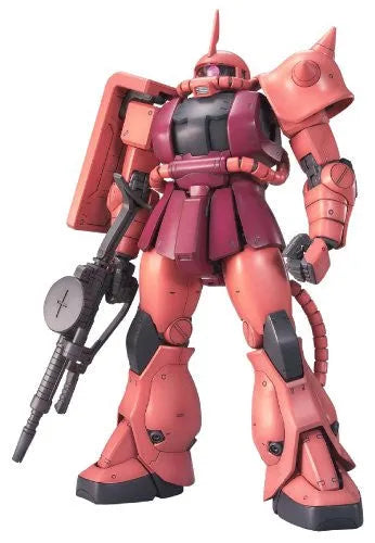 Kidou Senshi Gundam - MS-06S Zaku II Commander Type Char Aznable Custom - MG - 1/100 - Ver. 2.0 (Bandai)ㅤ – Bandai – ActionFigureBrasil — ângulo diferente