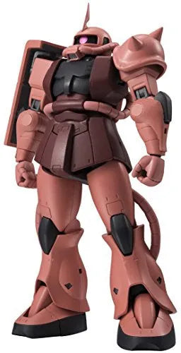 Kidou Senshi Gundam - MS-06S Zaku II Commander Type Char Aznable Custom - Robot Damashii - Robot Damashii <Side MS> - ver. A.N.I.M.E. (Bandai)ㅤ – Bandai – ActionFigureBrasil