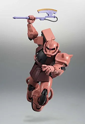 Kidou Senshi Gundam - MS-06S Zaku II Commander Type Char Aznable Custom - Robot Damashii - Robot Damashii <Side MS> - ver. A.N.I.M.E. (Bandai)ㅤ – Bandai – ActionFigureBrasil