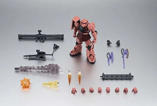 Kidou Senshi Gundam - MS-06S Zaku II Commander Type Char Aznable Custom - Robot Damashii - Robot Damashii <Side MS> - ver. A.N.I.M.E. (Bandai)ㅤ – Bandai – ActionFigureBrasil