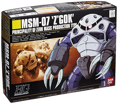 Kidou Senshi Gundam - MSM-07 Z'Gok - HGUC #006 - 1/144 (Bandai)ㅤ – Bandai – ActionFigureBrasil