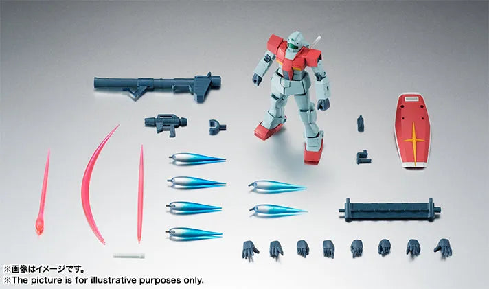 Kidou Senshi Gundam - RGM-79 GM - Robot Damashii - Robot Damashii <Side MS> - ver. A.N.I.M.E. (Bandai)ㅤ – Bandai – ActionFigureBrasil