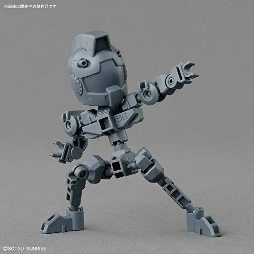 Kidou Senshi Gundam - RGM-79 GM - SD Gundam Cross Silhouette - Cross Silhouette Frame - Gray (Bandai)ㅤ – Bandai – ActionFigureBrasil