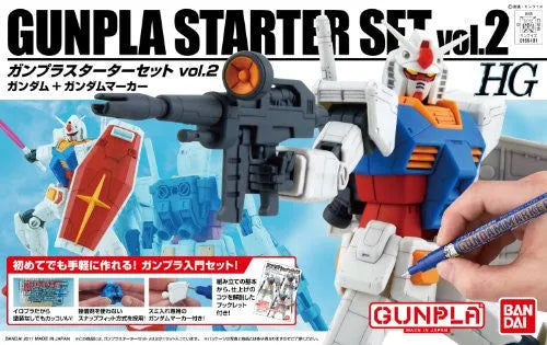 Kidou Senshi Gundam - RX-78-2 Gundam - Gunpla Starter Set Vol.2 - HG - 1/144 (Bandai)ㅤ – Bandai – ActionFigureBrasil