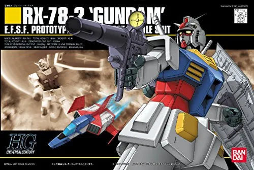 Kidou Senshi Gundam - RX-78-2 Gundam - HGUC #021 - 1/144 (Bandai)ㅤ – Bandai – ActionFigureBrasil
