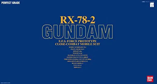 Kidou Senshi Gundam - RX-78-2 Gundam - PG - 1/60 (Bandai)ㅤ – Bandai – ActionFigureBrasil