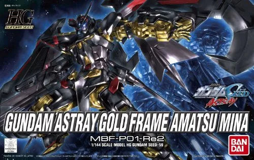 Kidou Senshi Gundam SEED Astray - MBF-P01 Gundam Astray Gold Frame Amatsu - HG Gundam SEED #59 - 1/144 - Amatsu Mina (Bandai)ㅤ – Bandai – ActionFigureBrasil
