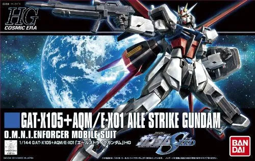 Kidou Senshi Gundam SEED - GAT-X105 Strike Gundam - GAT-X105+AQM/E-X01 Aile Strike Gundam - HGCE - HGUC 171 - 1/144 (Bandai)ㅤ – Bandai – ActionFigureBrasil