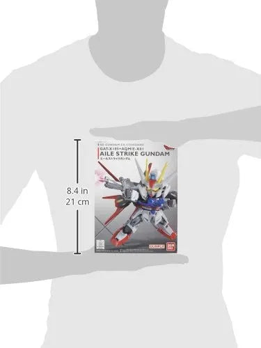 Kidou Senshi Gundam SEED - GAT-X105 Strike Gundam - GAT-X105+AQM/E-X01 Aile Strike Gundam - SD Gundam EX-Standard 02 (Bandai)ㅤ – Bandai – ActionFigureBrasil