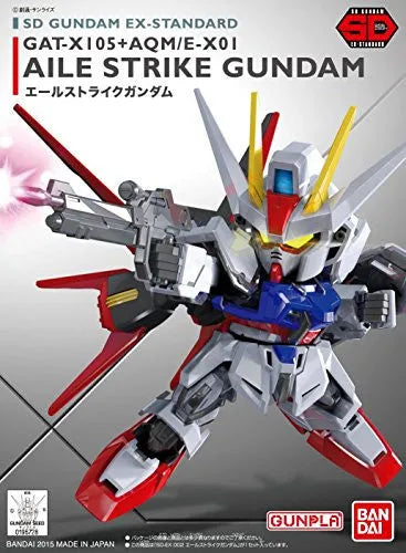 Kidou Senshi Gundam SEED - GAT-X105 Strike Gundam - GAT-X105+AQM/E-X01 Aile Strike Gundam - SD Gundam EX-Standard 02 (Bandai)ㅤ – Bandai – ActionFigureBrasil