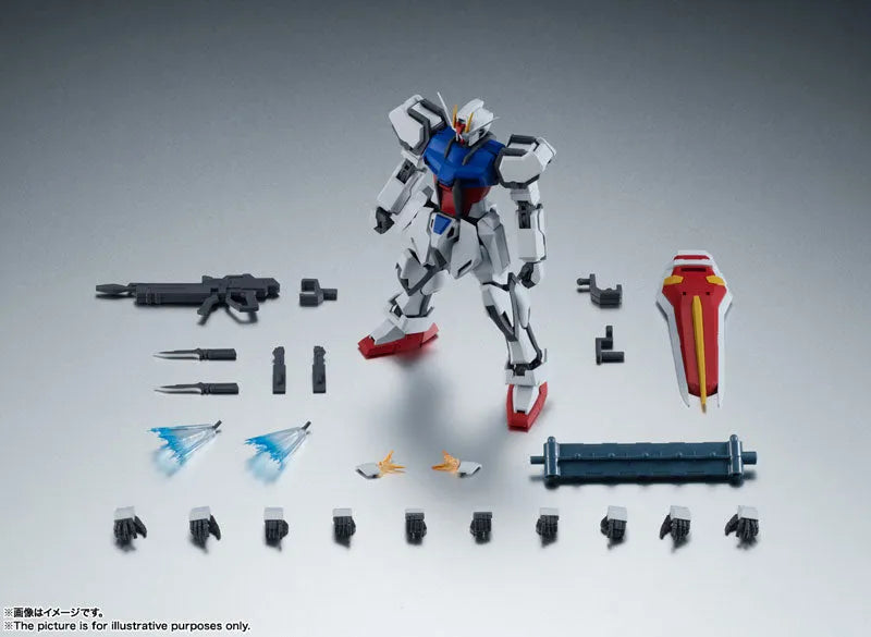 Kidou Senshi Gundam SEED - GAT-X105 Strike Gundam - Robot Damashii - Robot Damashii <Side MS> - Ver. A.N.I.M.E. (Bandai Spirits)ㅤ – Bandai Spirits – ActionFigureBrasil