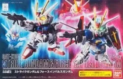Kidou Senshi Gundam SEED - Kidou Senshi Gundam SEED Destiny - GAT-X105 Strike Gundam - ZGMF-X56S/α Force Impulse Gundam - SD Gundam BB Senshi (Bandai)ㅤ – Bandai – ActionFigureBrasil