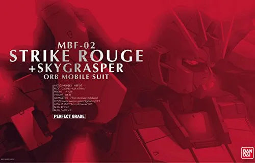 Kidou Senshi Gundam SEED - MBF-02 Strike Rouge - PG #11 - MBF-02 Strike Rouge + Skygrasper - 1/60 (Bandai)ㅤ – Bandai – ActionFigureBrasil