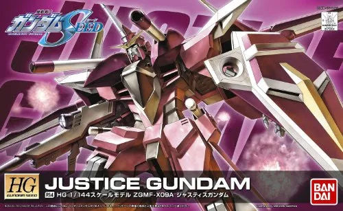 Kidou Senshi Gundam SEED - ZGMF-X09A Justice Gundam - HG Gundam SEED R14 - 1/144 - Remaster (Bandai)ㅤ – Bandai – ActionFigureBrasil