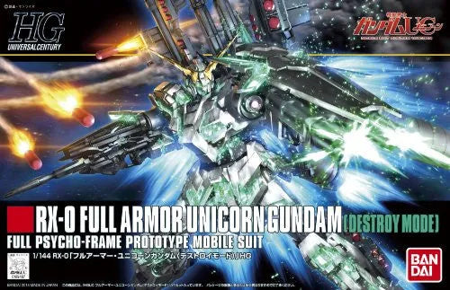 Kidou Senshi Gundam UC - RX-0 Full Armor Unicorn Gundam - HGUC - 1/144 - Destroy Mode (Bandai)ㅤ – Bandai – ActionFigureBrasil