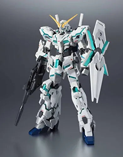 Kidou Senshi Gundam UC - RX-0 Unicorn Gundam - Robot Damashii - Robot Damashii <Side MS> - Destroy Mode, Awakening ver., Real Marking ver. (Bandai)ㅤ – Bandai – ActionFigureBrasil — iluminação de estúdio