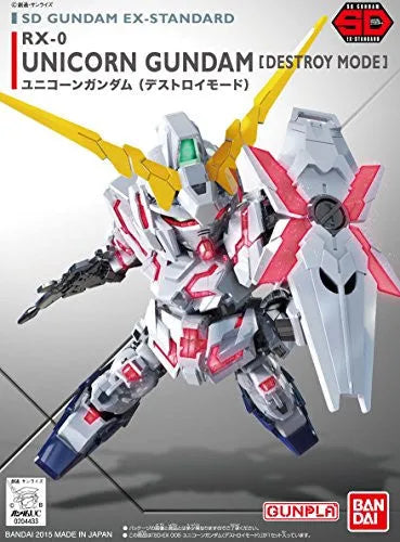 Kidou Senshi Gundam UC - RX-0 Unicorn Gundam - SD Gundam EX-Standard 05 - Destroy Mode (Bandai)ㅤ – Bandai – ActionFigureBrasil