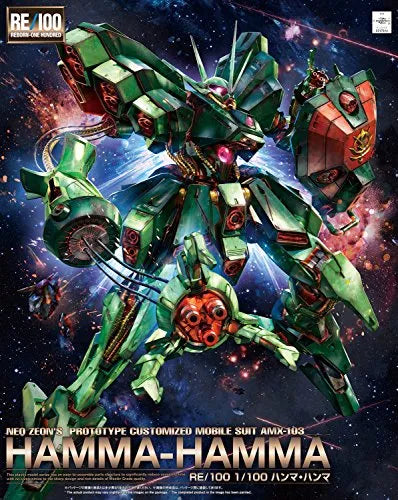 Kidou Senshi Gundam ZZ - AMX-103 Hamma-Hamma - RE/100 - 1/100 (Bandai)ㅤ – Bandai – ActionFigureBrasil