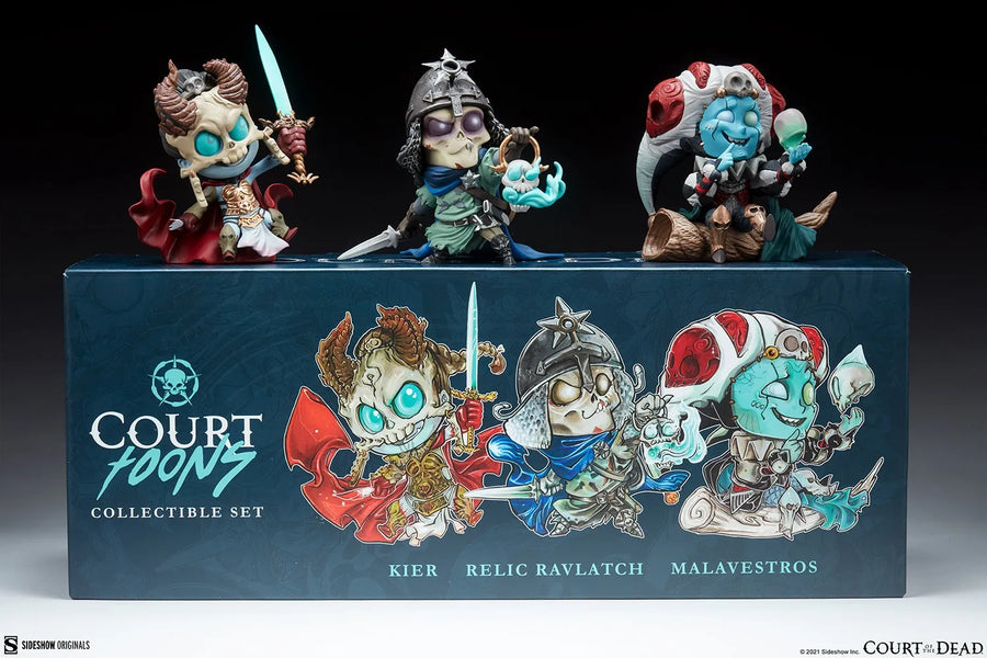 Kier, Relic Ravlatch, & Malavestros: Court-Toons Collectible Set - LIMITED EDITION – Sideshow Collectibles – ActionFigure Brasil