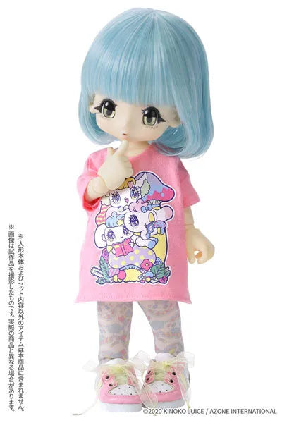 KIKIPOP! Kinoko Planet x Peropero Sparkles "Big T-shirt One-piece Dress" Pink (DOLL ACCESSORY)ㅤ – Azone International – ActionFigureBrasil
