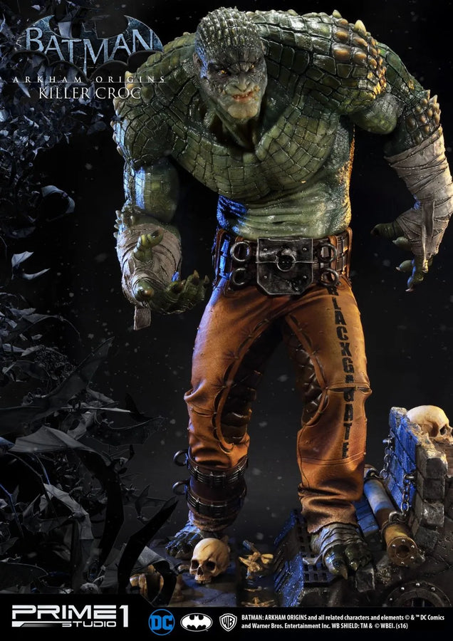 Killer Croc (Exclusive Version) Batman: Arkham Origins – Prime1Studio – ActionFigure Brasil