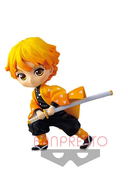 Kimetsu no Yaiba - Agatsuma Zenitsu - Kimetsu no Yaiba Q Posket Petit Vol.1 - Q Posket Petit (Bandai Spirits)ㅤ – Bandai Spirits – ActionFigureBrasil