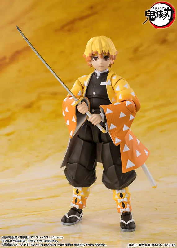 Kimetsu no Yaiba - Agatsuma Zenitsu - S.H.Figuarts (Bandai Spirits)ㅤ – Bandai Spirits – ActionFigureBrasil