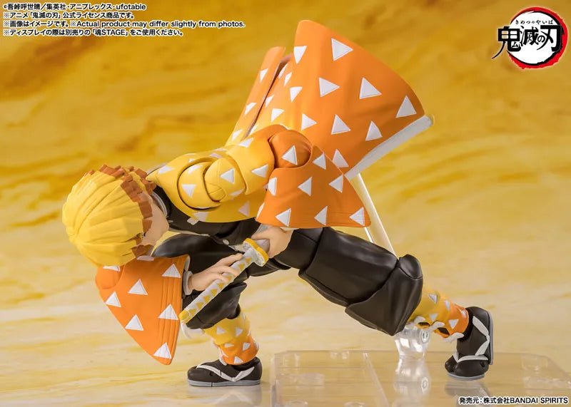 Kimetsu no Yaiba - Agatsuma Zenitsu - S.H.Figuarts (Bandai Spirits)ㅤ – Bandai Spirits – ActionFigureBrasil